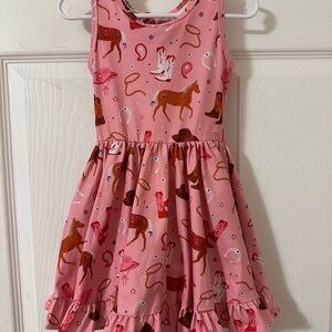 Pink Cowgirl Twirl Dress